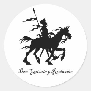 Don Quichote doet opnieuw Ronde Sticker