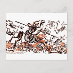 Don Quijote Calavera Briefkaart