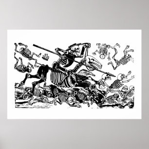 Don Quijote door José Guadalupe Posada Poster