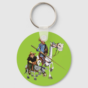 DON QUIJOTE, SANCHO...- Llavero-Cervantes Sleutelhanger