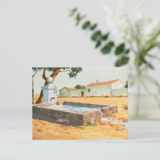 DON QUIXOTE - Animatieachtergrond (1979) Briefkaart (Staand voorkant)