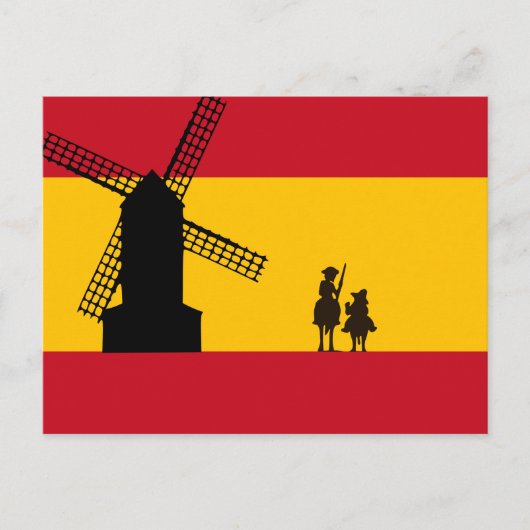 Don Quixote Briefkaart (Voorkant)