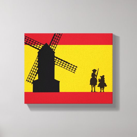 Don Quixote Canvas Afdruk (Voorkant)