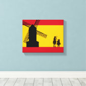 Don Quixote Canvas Afdruk (Insitu (Houten vloer))