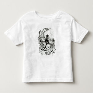 Don Quixote en de windmolens Kinder Shirts