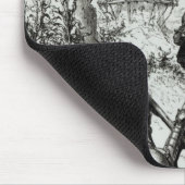 Don Quixote en de windmolens Muismat (Hoek)