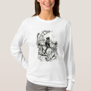 Don Quixote en de windmolens T-shirt
