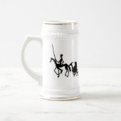 Don Quixote en Sancho Panza grafische mok (Links)