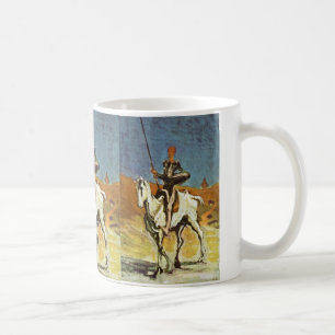 Don Quixote en Sancho Panza van Daumier Honoré (B Koffiemok