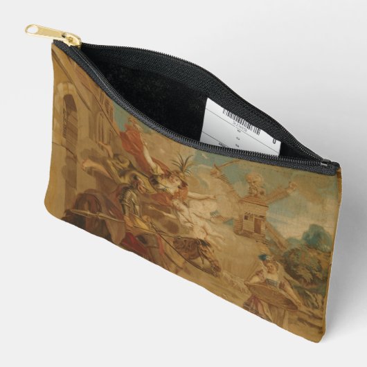 Don Quixote Guided by Folly, 18th century tapestry Etui (Open)