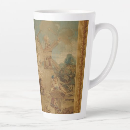 Don Quixote Guided by Folly, 18th century tapestry Latte Mok (Rechts)