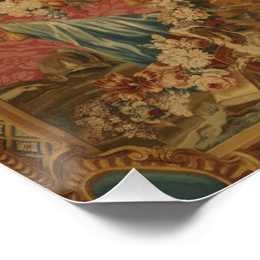 Don Quixote Guided by Folly, 18th century tapestry Perfect Poster (Hoek)