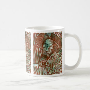 Don Quixote in Rust en Green Tiled Koffiemok