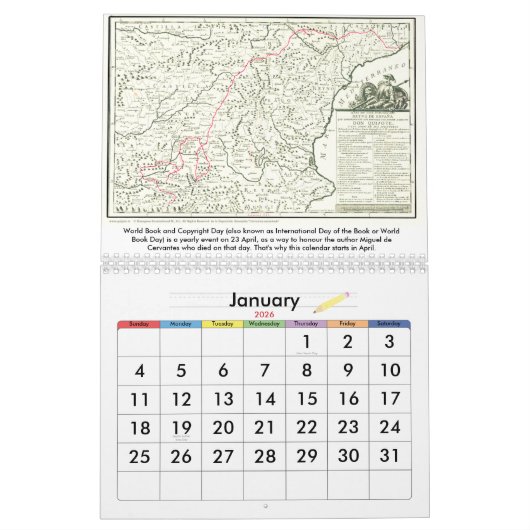 DON QUIXOTE - Kalender - Calendario (Jan 2026)