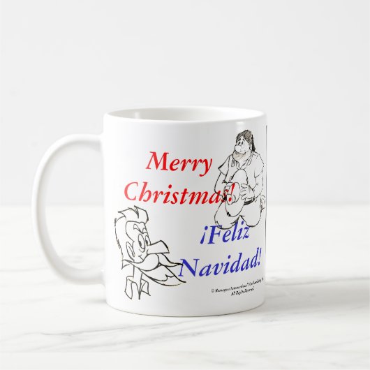 DON QUIXOTE - Navidad / Kerstmis! Mok Taza (Links)