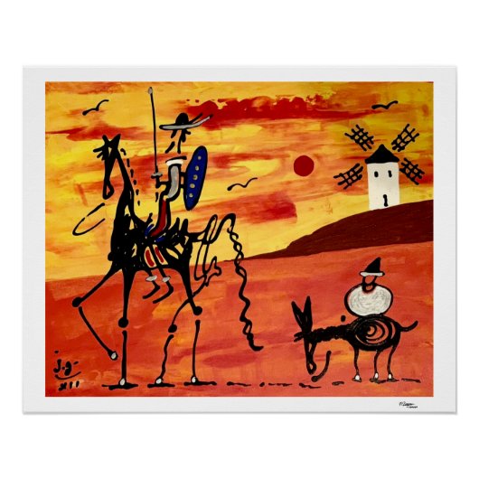 Don Quixote Perfect Poster (Voorkant)