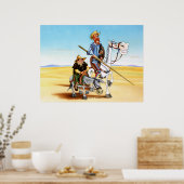 DON QUIXOTE & SANCHO -IVe. Affiche du centenaire (Cuisine)