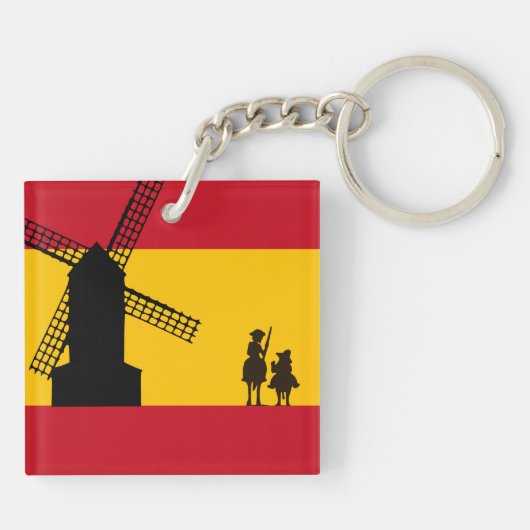 Don Quixote Sleutelhanger (Achterkant)