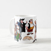 DON QUIXOTE's VRIENDEN - Mok - 400 jaar Taza (Voorkant links)