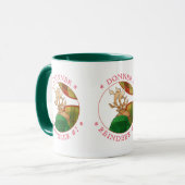 DON REINDEER Hunter Green Combo Mug (Devant gauche)