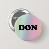 Don Ronde Button 5,7 Cm (Voorkant /achterkant)