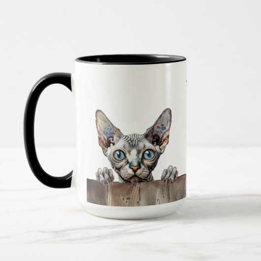 Don Sphynx Chat Mug (Gauche)
