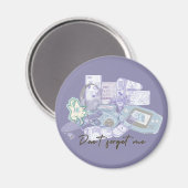 Don’t Forget Me – Nostalgic 2000s Memories Magnet (Recto/Verso)