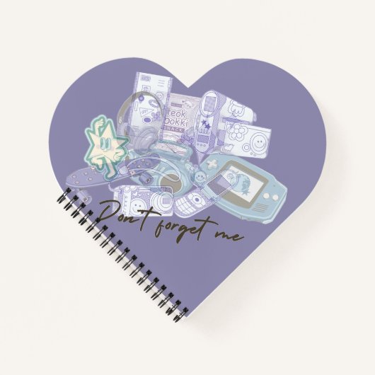Don’t Forget Me – Nostalgic 2000s Memories  Notitieboek (Voorkant)