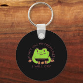 Don’t Kill My Creatures I Will Cry Funny Gamer Fro Sleutelhanger (Voorkant)
