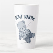 Don’t Know Just Existing Too Tired to Decide Sleep Latte Mok (Voorkant)