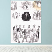 Don’t let death. Be your life. Canvas Afdruk (Insitu (Houten vloer))