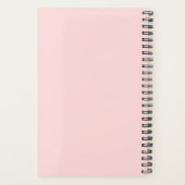 Don’t Look Back Peachy Pink Design Planner (Achterkant)