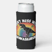Don’t Mess With Dinkasaurus Pickleball (Seltzer Voorkant)