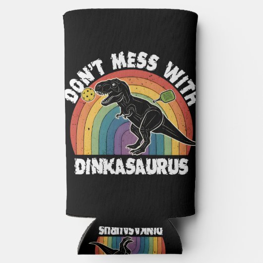 Don’t Mess With Dinkasaurus Pickleball (Achterkant)