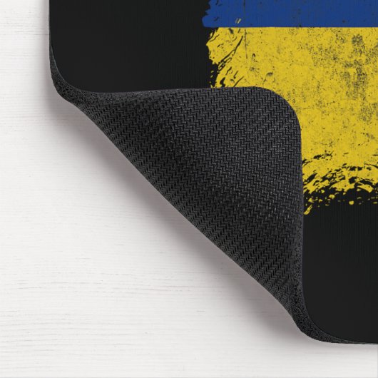 Don´t Push The Horses Ukraine Flag 1  Muismat (Hoek)