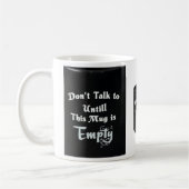 Don’t Talk to Me Mug – Sarcastic Coffee Cup (Gauche)