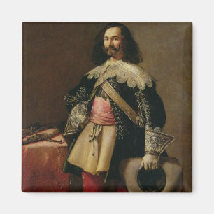 Don Tiburcio de Redin y Cruzat (olie op doek) Magneet