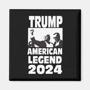 Don Trump 2024 Bulletproof Never Surrender Legend Magneet