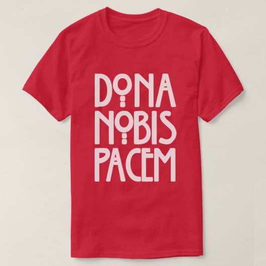 Dona Nobis Pacem T-shirt (Design voorkant)