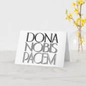Dona Nobis Pacem | Vrede voor ons Kaart (Gele Bloem)
