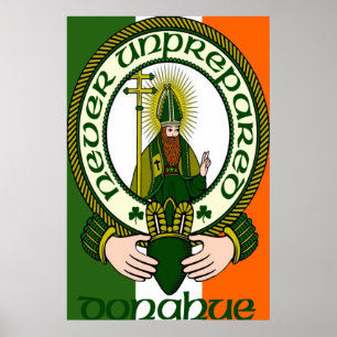 Donahue Clan Motto Poster Print