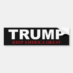 Donal Trump Verkiezingsbumper Stocker Bumpersticker