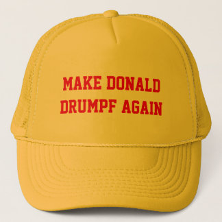 DONALD DRUMPF OPNIEUW MAKEN TRUCKER PET