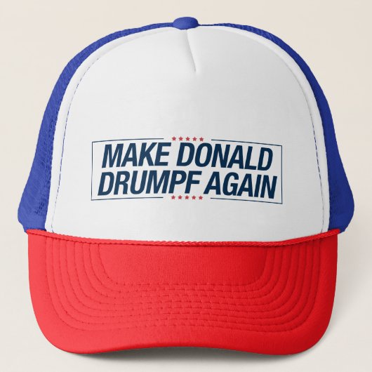 Donald Drumpf weer maken Trucker Pet (Voorkant)