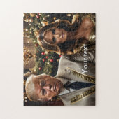 Donald en Melania Kerst Legpuzzel (Verticaal)