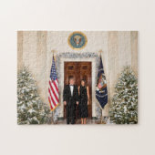 Donald en Melania Trump Jigzaag Puzzle Legpuzzel (Horizontaal)