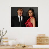 DONALD EN MELANIA TRUMP POSTER (Keuken)