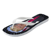 DONALD EN MELANIA TRUMP TEENSLIPPERS (Schuin)
