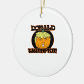Donald Halloween Kostuum Trumpkin Keramisch Ornament (Links)