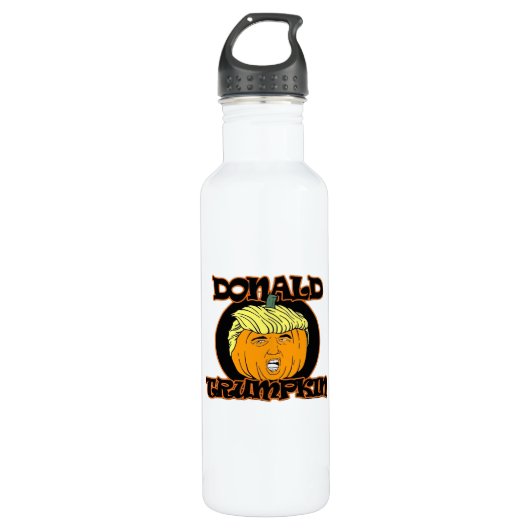 Donald Halloween Kostuum Trumpkin Waterfles (Voorkant)